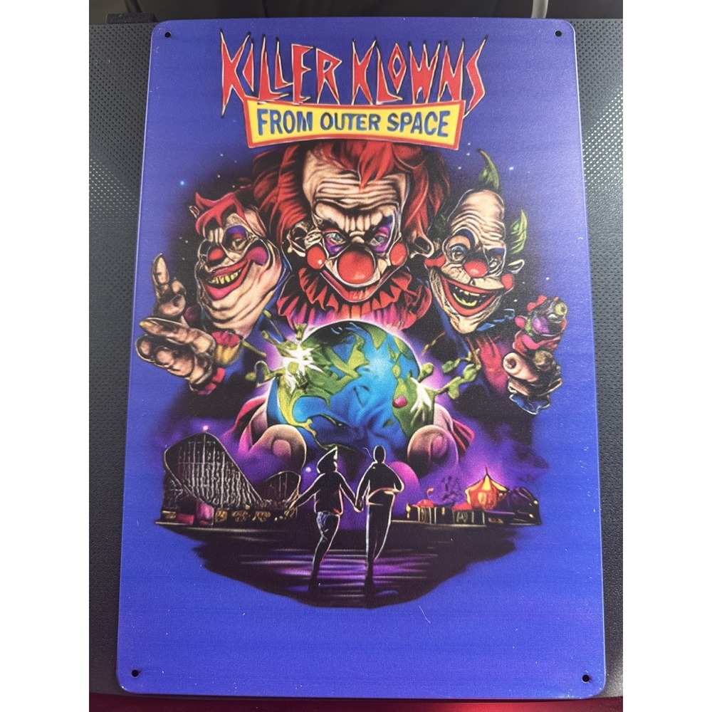 KILLER KLOWNS FROM OUTER SPACE Movie Tin Metal Sign Poster 8x12 Man Cave Bar Den